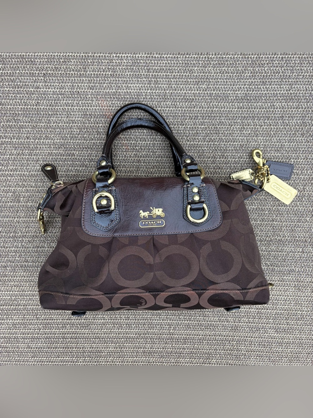 Coach Vintage 2008 Madison Op Art Sabrina Satchel